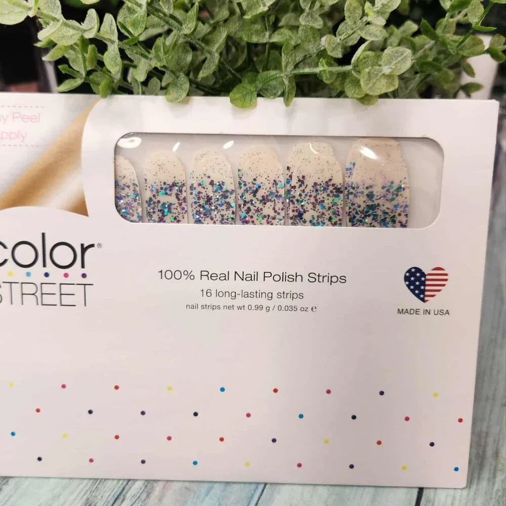 Color Street Glitter Overlay Press On Nail Designs